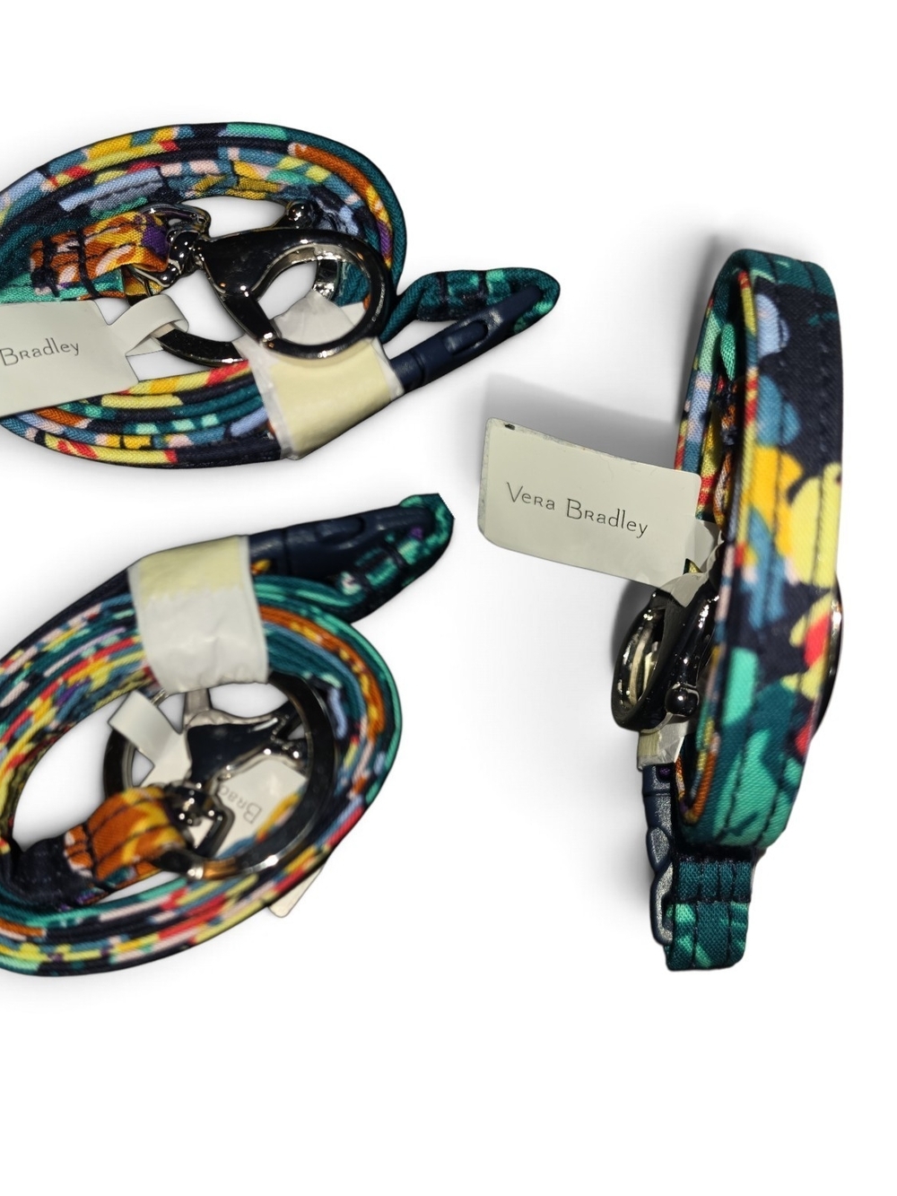 Vera Bradley Multicolor Floral Lanyard with Clip NWT